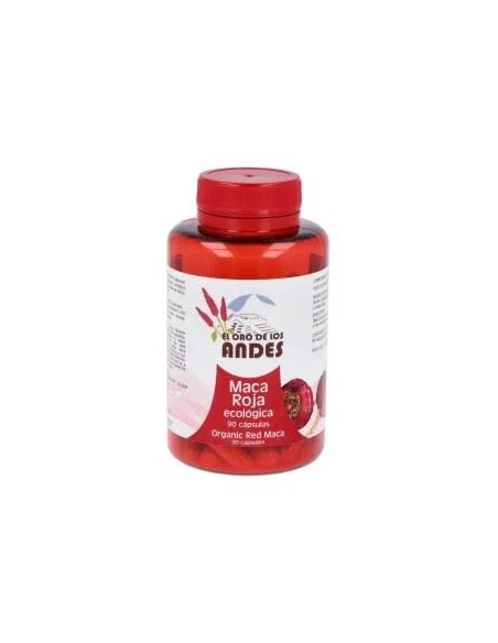 Maca roja eco 90 cap - 850 mg El Oro de los Andes