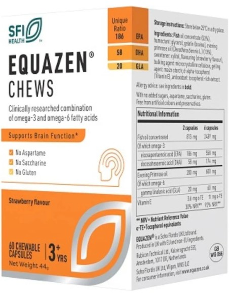Equazen Eye-q chews infantil 60 cap Vitae