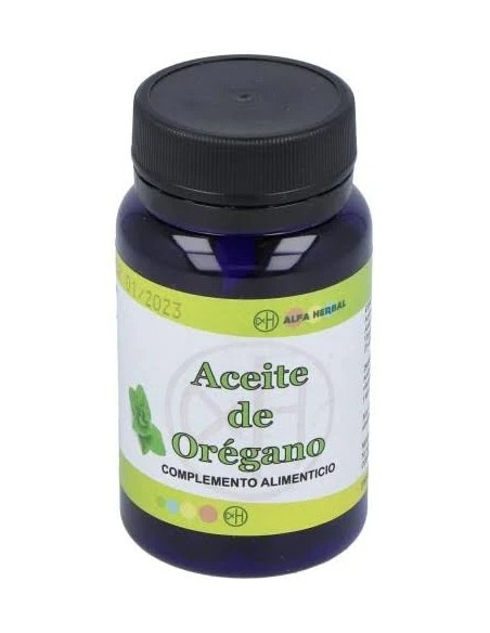 Aceite de orégano 60 cap Alfa Herbal