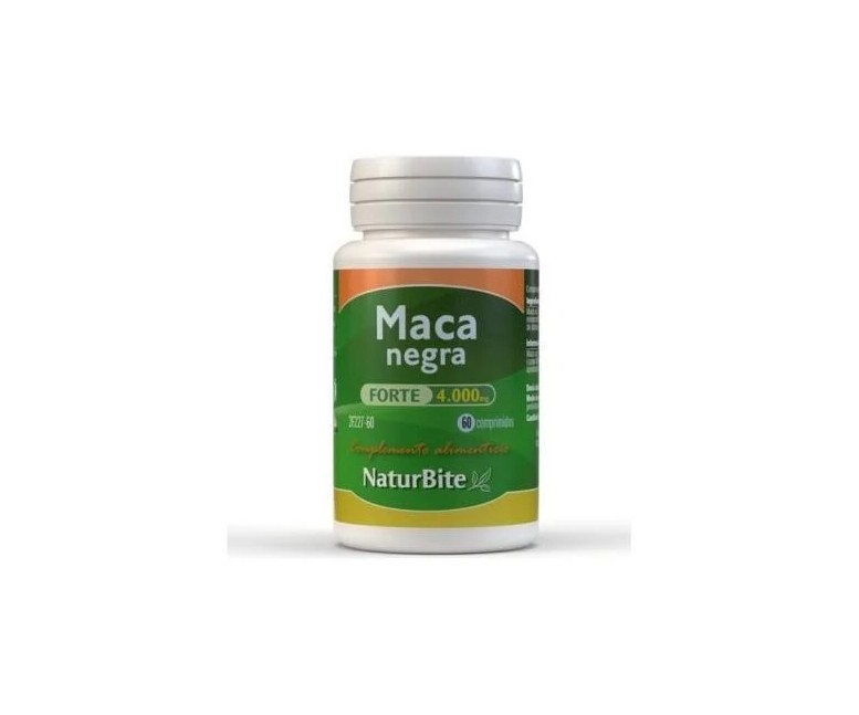 Maca negra forte 60 tab - 4000 mg Naturbite