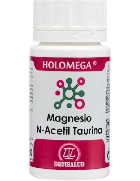 Holomega magnesio n-acetil taurina 50 cap - 730 mg Equisalud