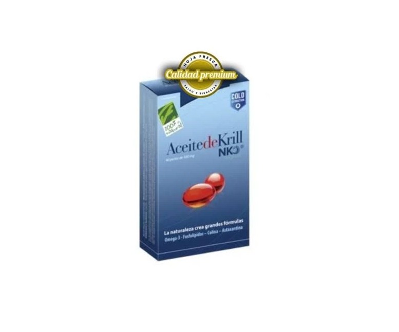 Aceite de krill nko 40 cap Cien por cien natural