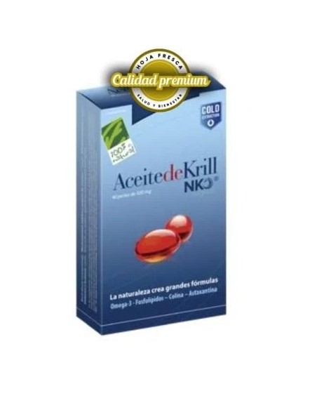 Aceite de krill nko 40 cap Cien por cien natural