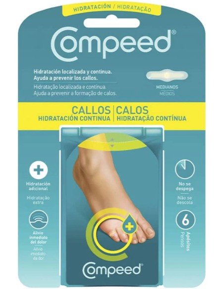 Compeed Callos hidratación continua 6 ud Compeed