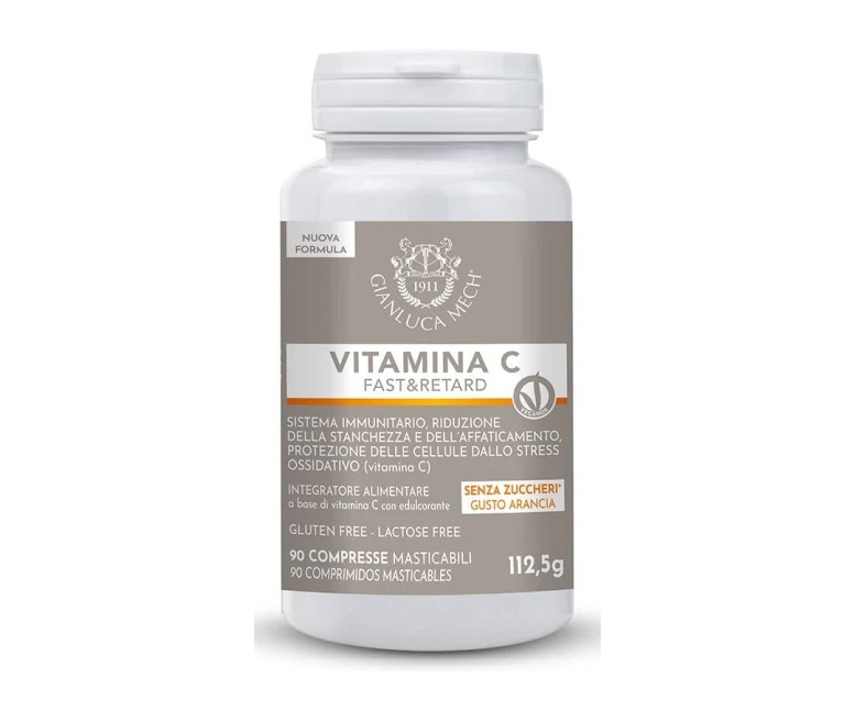 Vitamina c masticables 90 tab - 1000 mg Gianluca Mech