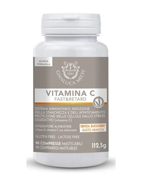 Vitamina c masticables 90 tab - 1000 mg Gianluca Mech