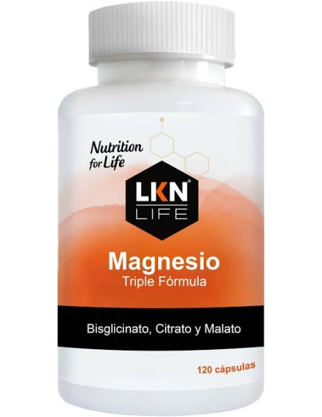 Magnesio triple fórmula 120 cap Lkn