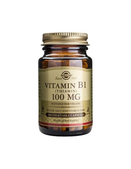 Vitamina b1 100 cap - 100 mg Solgar