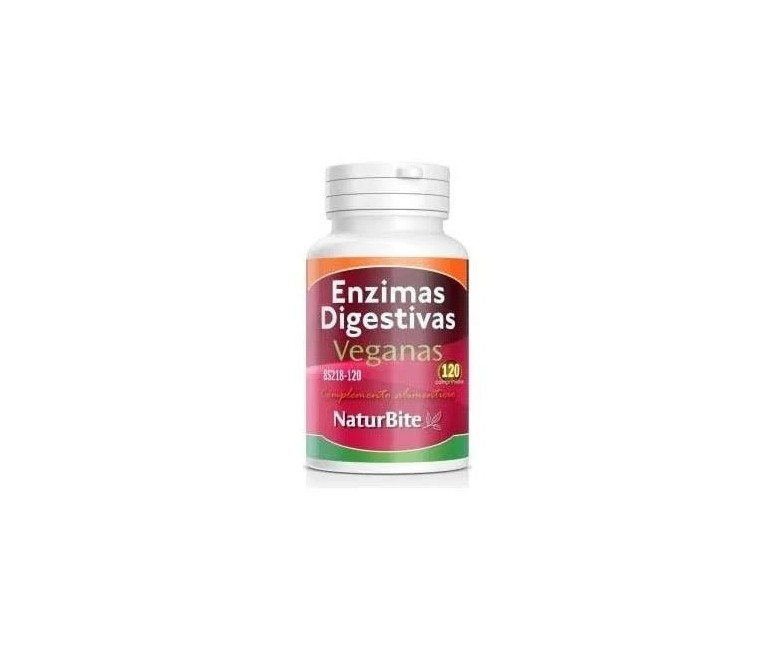 Enzimas digestivas veganas 120 cap Naturbite