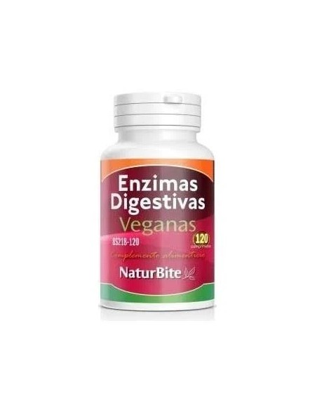 Enzimas digestivas veganas 120 cap Naturbite