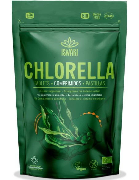 Clorella superalimento bio 140 cap Iswari