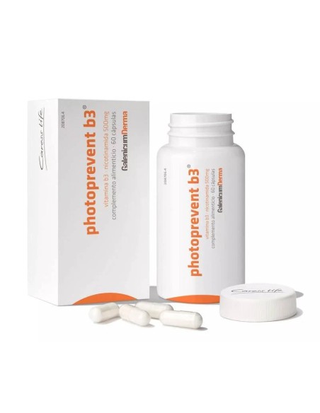 Photoprevent b3 nicotinamida 60 cap - 500 mg Galenicerderma