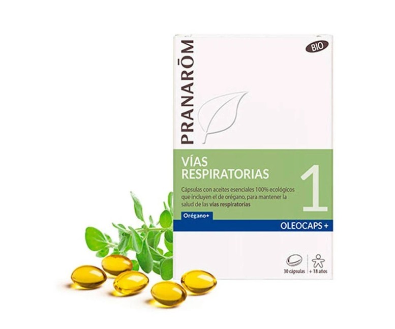 Oleocaps+ plus 1 vías respiratorias bio 30 cap Pranarom