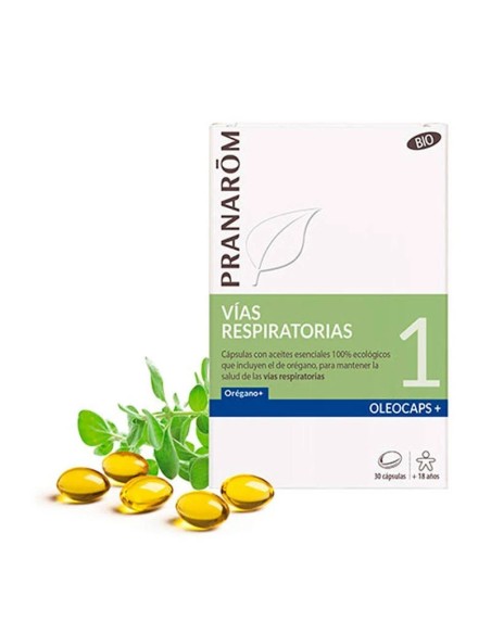Oleocaps+ plus 1 vías respiratorias bio 30 cap Pranarom