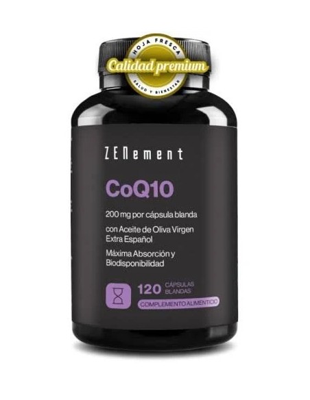 Coq10 con ácido de oliva 120 cap Zenement