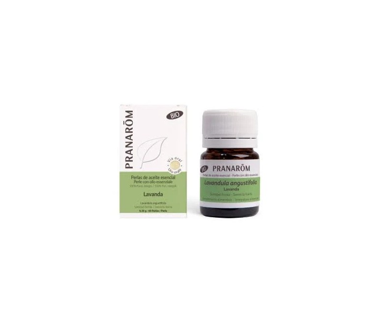 Lavanda aceite esencial en perlas 60 cap Pranarom
