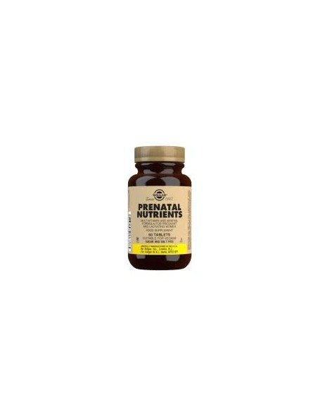 Nutrientes prenatales 60 cap Solgar
