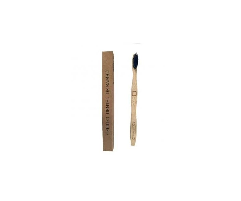Cepillo dental bambú con carbón activado 4 uds IRISANA