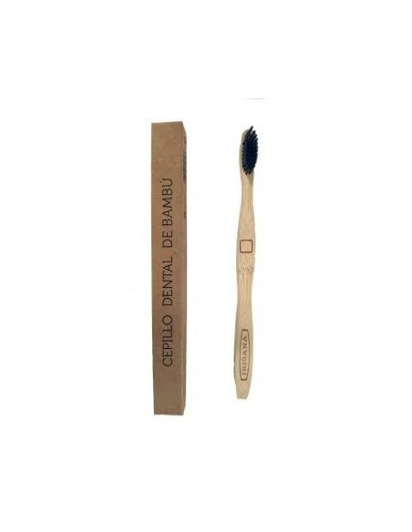 Cepillo dental bambú con carbón activado 4 uds IRISANA