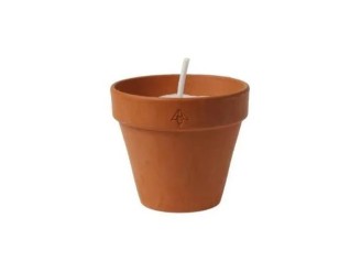 Vela tiesto terracota 11,5 x 10 cm