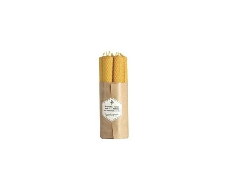Vela cera de abeja rusc 7 uds - 2 x 20 cm Cerabella