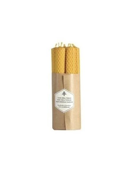 Vela cera de abeja rusc 7 uds - 2 x 20 cm Cerabella