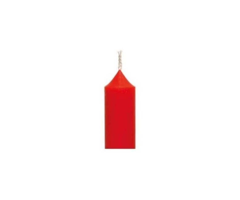 Vela bujía iris rojo 20 uds Cerabella