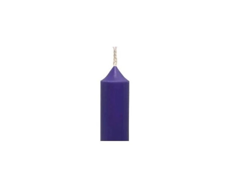 Vela bujía iris morado 2 x 20 cm - 20 uds Cerabella