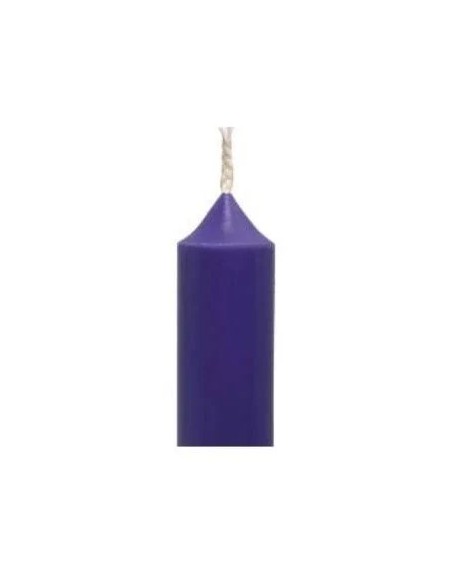 Vela bujía iris morado 2 x 20 cm - 20 uds Cerabella