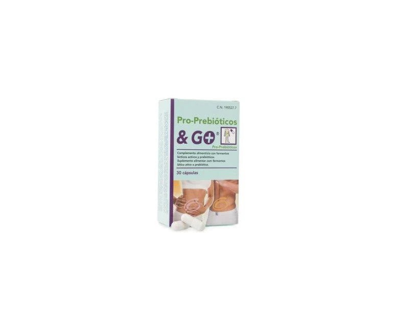 Pro-prebióticos 30 cap Pharma & Go