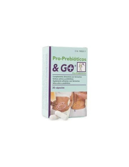 Pro-prebióticos 30 cap Pharma & Go