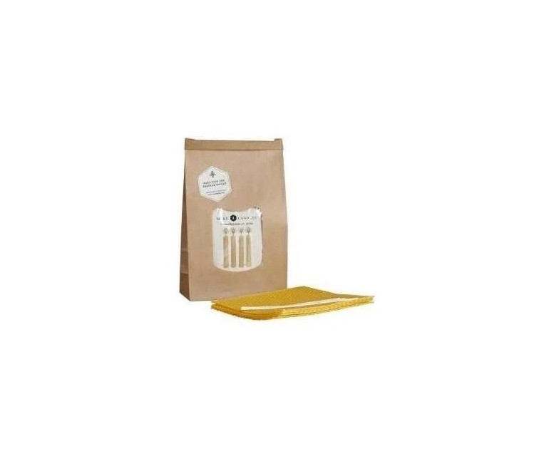 Rusckit kit para hacer velas cera de abeja 15 cm Cerabella
