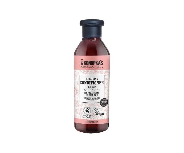 Acondicionador reparador cabello dañado y teñido 500 ml Konopka