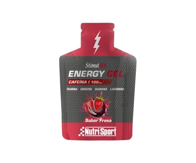 Stimulred Energy Gel Fresa 24 uds Nutrisport