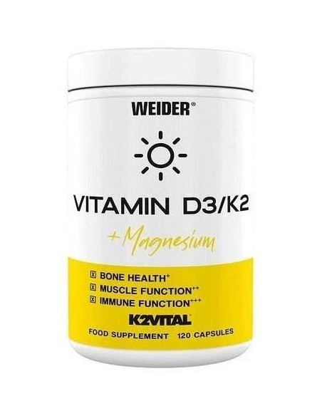 Weider vitamina d3/k2 120 cap Weider