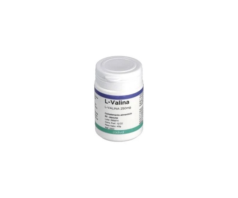 L-valina 60 cap - 250 mg Codival