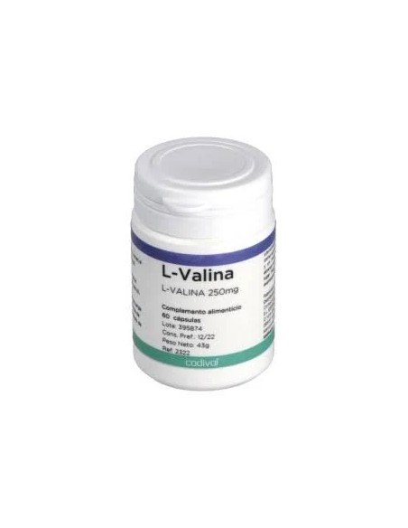 L-valina 60 cap - 250 mg Codival