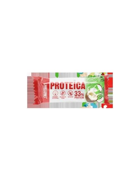 Barrita proteica coconut caja 24 uds Nutrisport