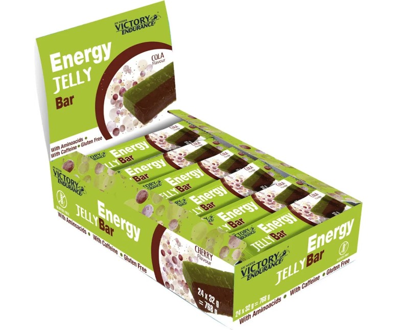 Victory endurance energy jelly bar cola 24 ud Weider