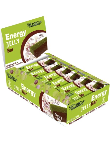 Victory endurance energy jelly bar cola 24 ud Weider