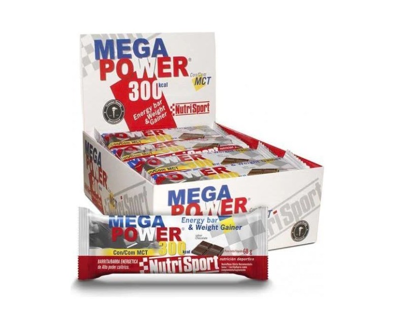 Megapower barritas chocolate 12 uds Nutrisport