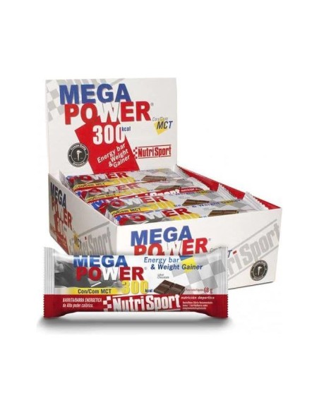 Megapower barritas chocolate 12 uds Nutrisport