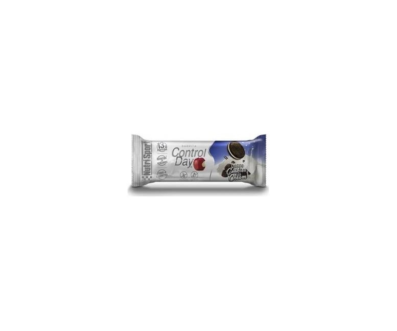 Barrita Cookies-Cream Controlday 28 uds Nutrisport