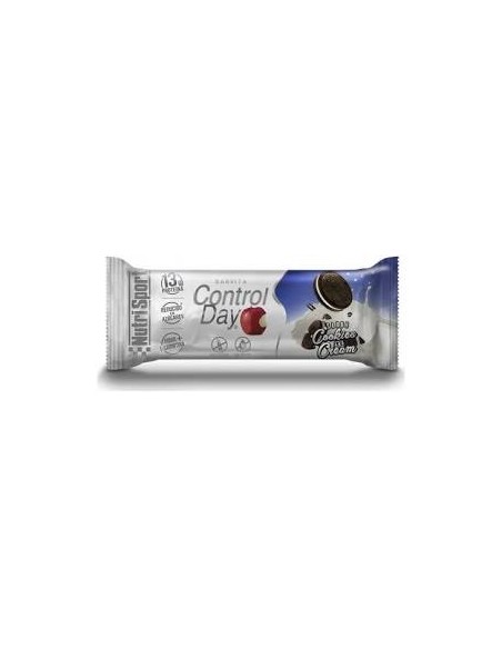 Barrita Cookies-Cream Controlday 28 uds Nutrisport
