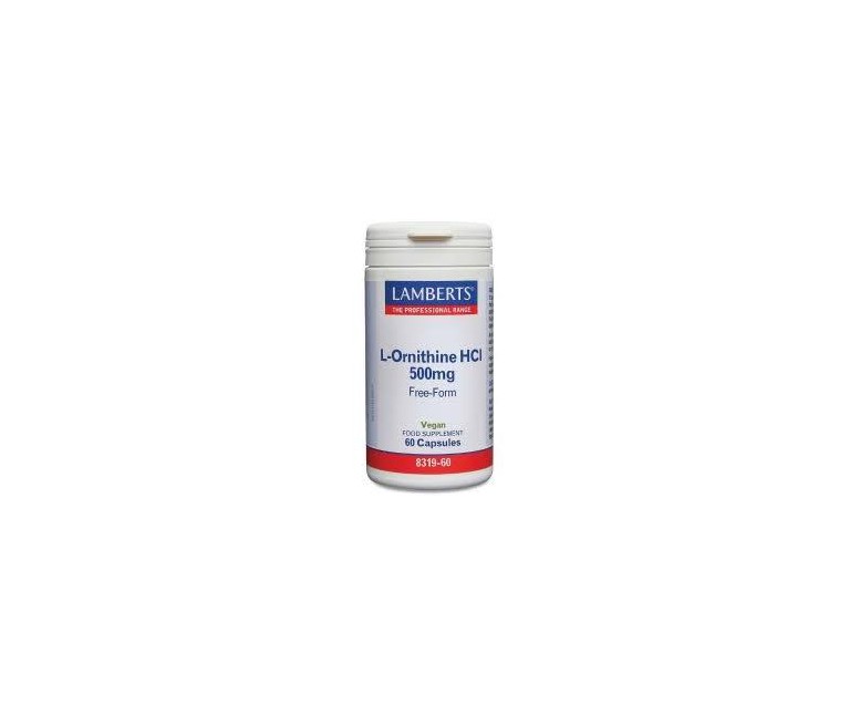 L-ornitina hcl 60 cap - 500 mg Lamberts