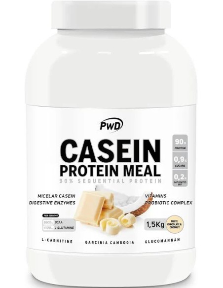 Casein proteína meal chocolate blanco con coco 1,5 k Pwd