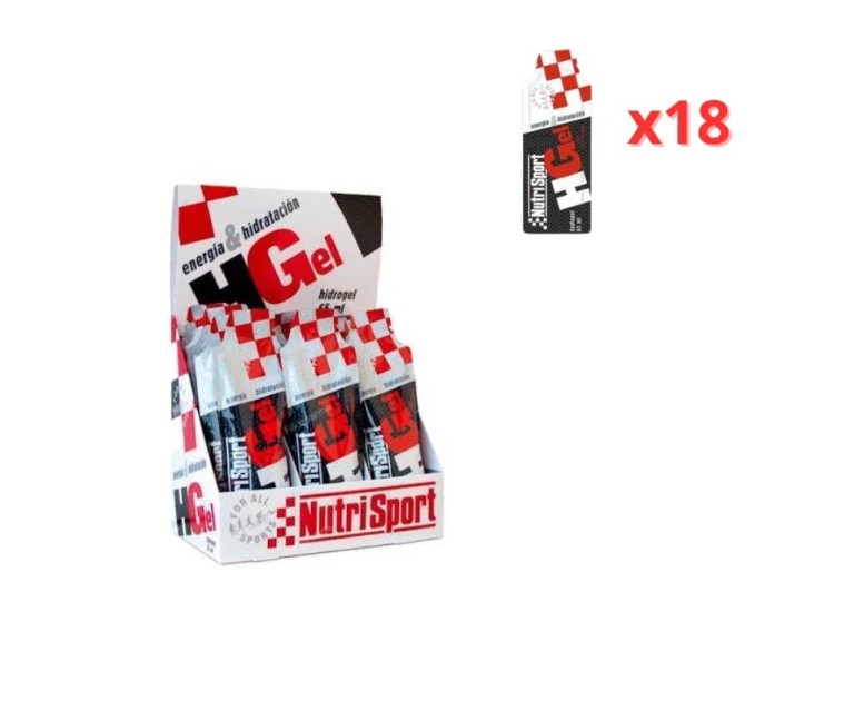 Hgel fresa sin cafeína 18 unid Nutrisport