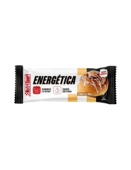 Barrita energética canela roll 24 uds Nutrisport