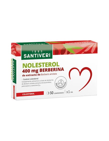 Nolesterol berberina 30 cap - 400 mg Santiveri