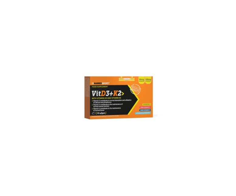 Vitamina D3+K2 30 cap Named Sport